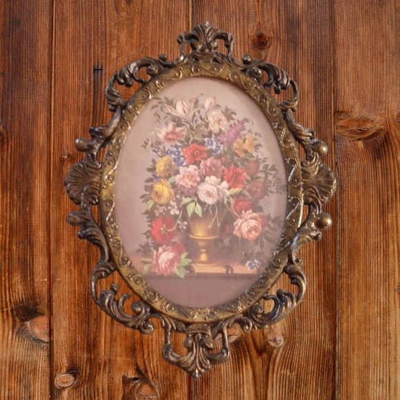 Vintage Ornate Flower Pictures - Picture 2 of 7